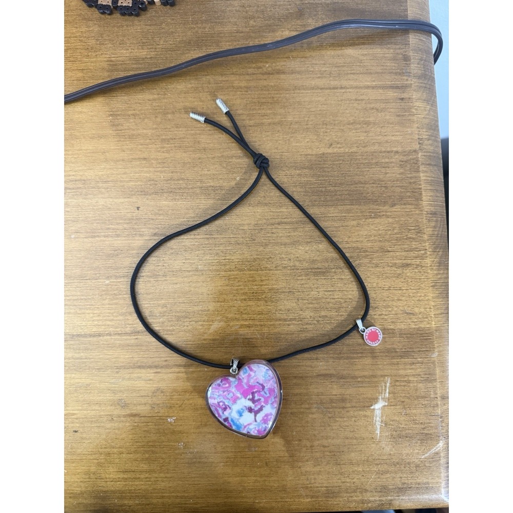 Marc Jacob's Pink and white heart necklace